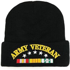 Army Veteran Knit Beanie Cap - NWOT